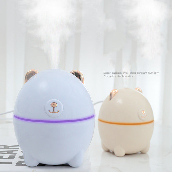 Mini bear humidifier spray aroma lamp