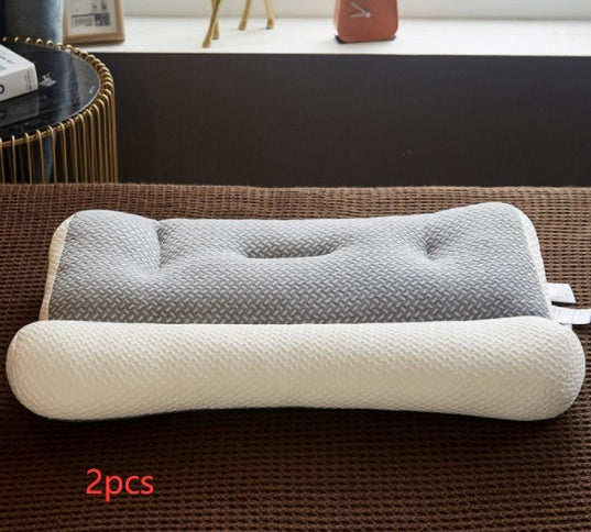 Anti-traction Soybean Fiber Pillow Neck Protection Pillow Simple Health Comfort