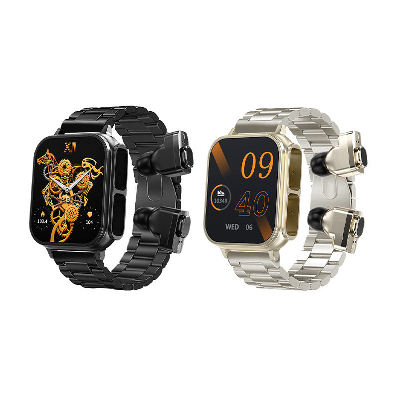 N22 Earphone Watch Two-in-one Sitting Heart Rate Health Monitoring Multi-sport Mode Smart Watch