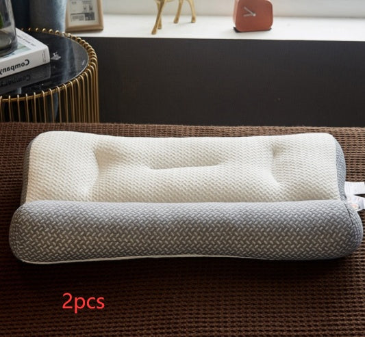 Anti-traction Soybean Fiber Pillow Neck Protection Pillow Simple Health Comfort