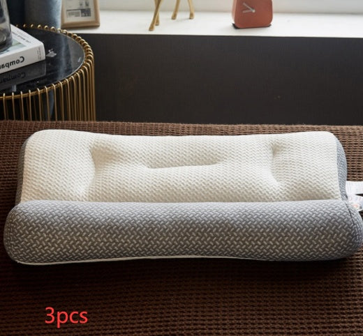 Anti-traction Soybean Fiber Pillow Neck Protection Pillow Simple Health Comfort