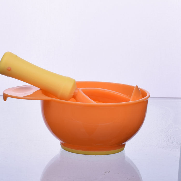 Baby food supplement grinding bowl