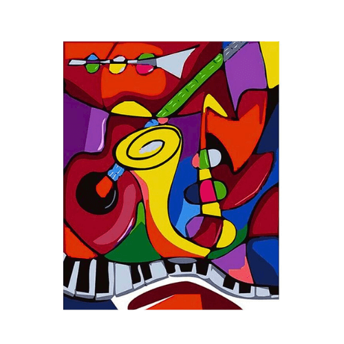 Boost focus and concentration with the "Abstract DIY Painting Kit Inspired by Picasso." 🎨 Dedicate yourself to therapeutic details on the canvas.