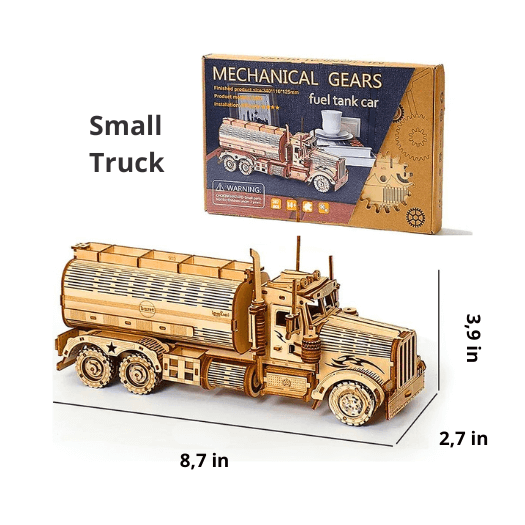 "Craft your way to serenity with our DIY Fuel Truck Puzzle! ✂️🚛"