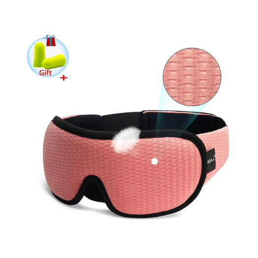 Experience total darkness and unmatched comfort with the Dream Guard 3D Sleep Mask.