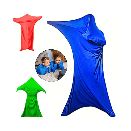 A journey of tranquility begins with Elastic Sensory Jumpsuit - the ideal choice for autistic children exploring comfort.