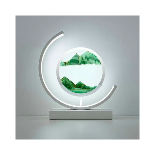 "Create a Zen oasis with our unique hourglass lamp. 🌙"