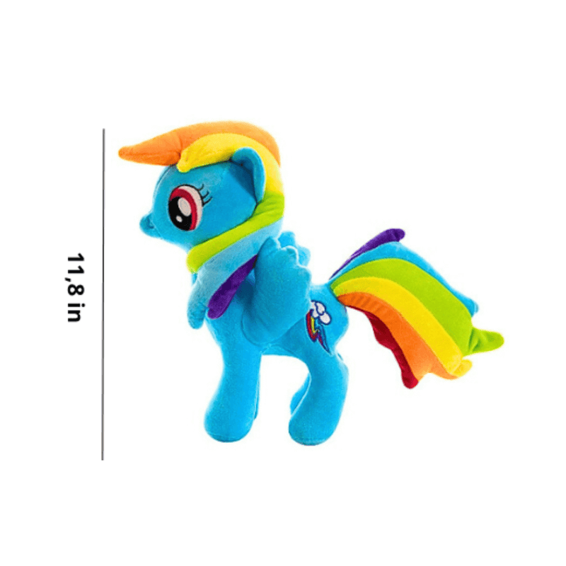 "Soothe your soul with the Enchanted Pony Plush! Available in 7.9 in or 11.8 in, this high-quality toy brings moments of serenity and joy."