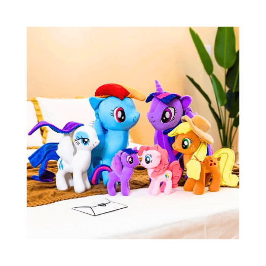 "Every hug is a journey into serenity with the Enchanted Pony Plush! In 7.9 in or 11.8 in, this high-quality toy offers magical moments of joy."