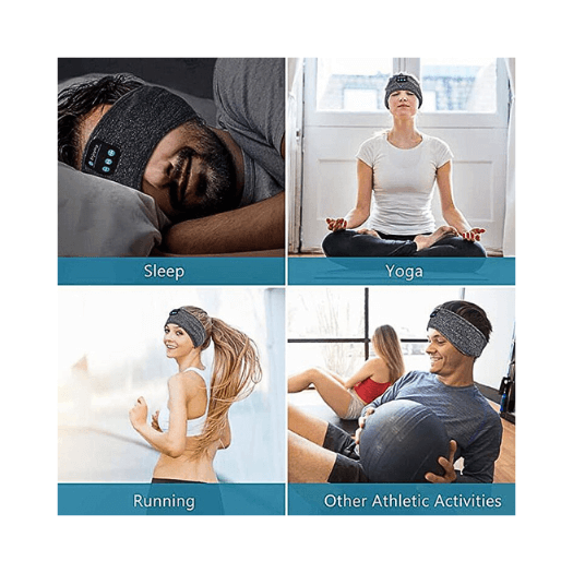 "Feel the embrace of wireless serenity – the Serenity Sleep Bandana redefines the art of peaceful sleep."