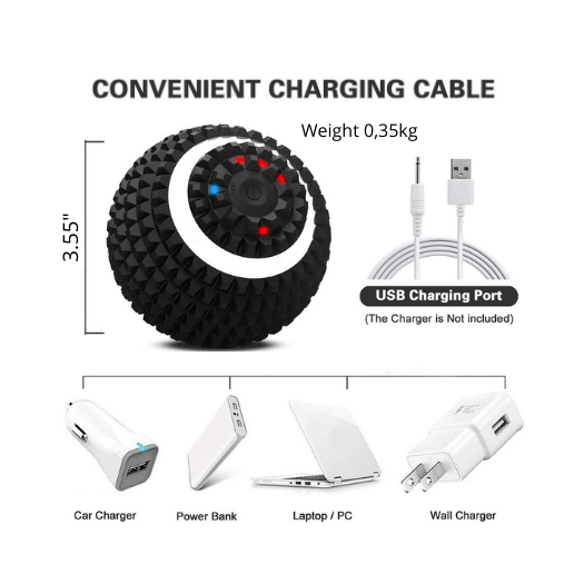 "Maximize your recovery with our Vibrating Relaxation Sphere. Embrace a pain-free, revitalized lifestyle!"