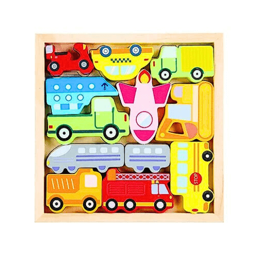 Foster imagination with our Montessori Wooden Puzzles.