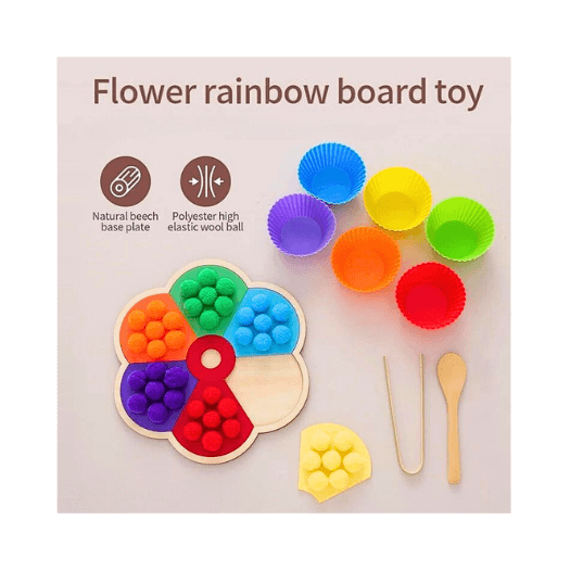 "🔢 Counting fun with vibrant hues! 🎉 Enhance fine motor skills through playful exploration. #MathPlay"